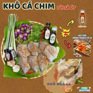 Khô Cá Chim Tỏi Sả Ớt