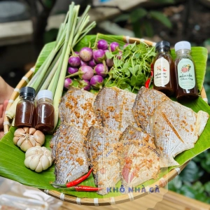 Khô Cá Chim Tỏi Sả Ớt
