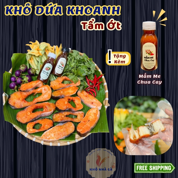 Khô Dứa Khoanh Tẩm Ớt