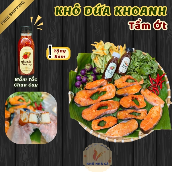 Khô Dứa Khoanh Tẩm Ớt