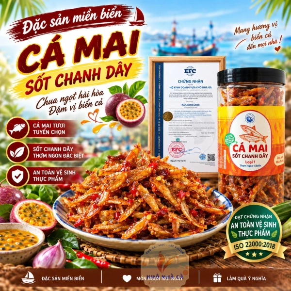 Cá Mai Sốt Chanh Dây