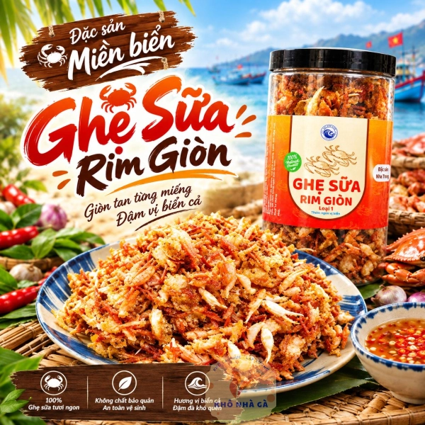 Ghẹ sữa rim giòn