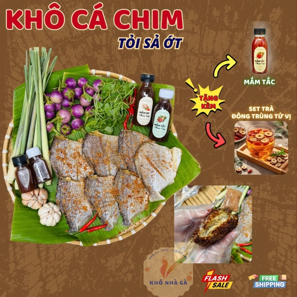 Khô Cá Chim Sả Tỏi Ớt