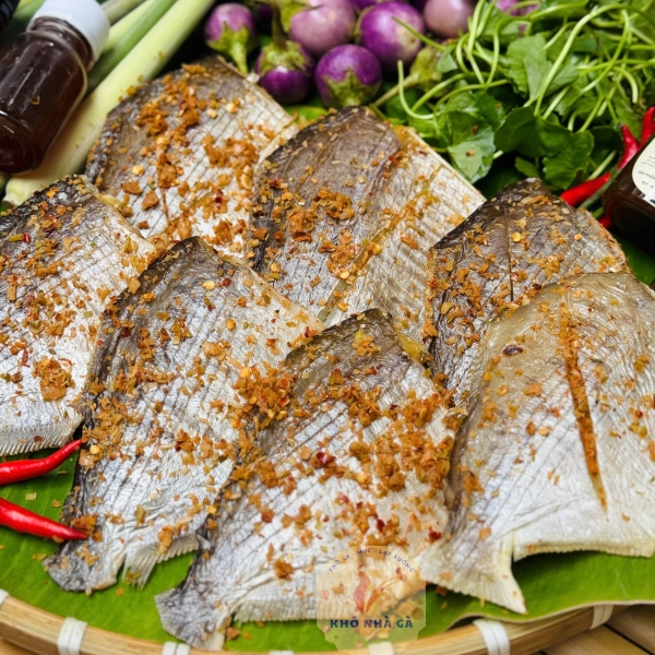 Khô Cá Chim Tỏi Sả Ớt