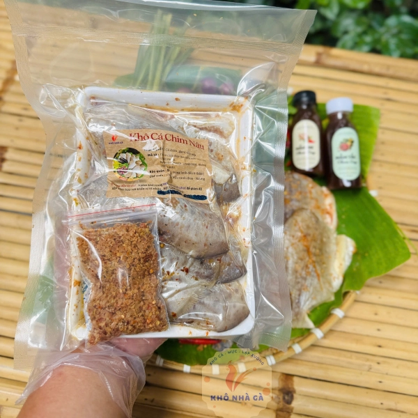 Khô Cá Chim Tỏi Sả Ớt